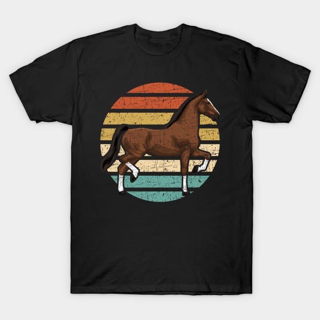 Vintage Horse Sunset T-Shirt by RadStar